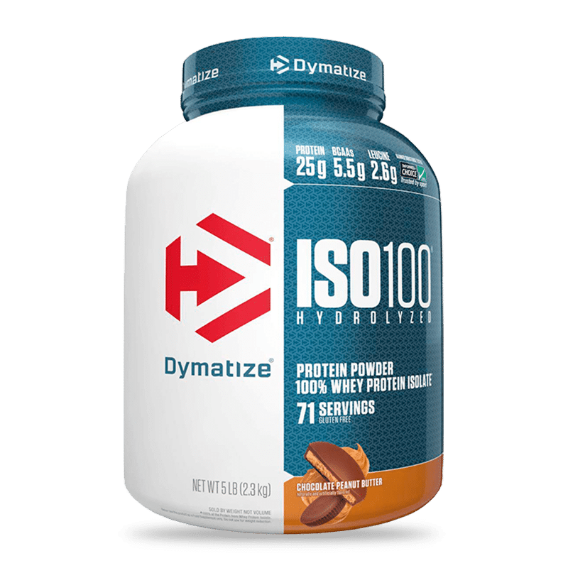 DYMATIZE Proteína ISO 100 (Aislada/Hidrolizada) - 5 Lb