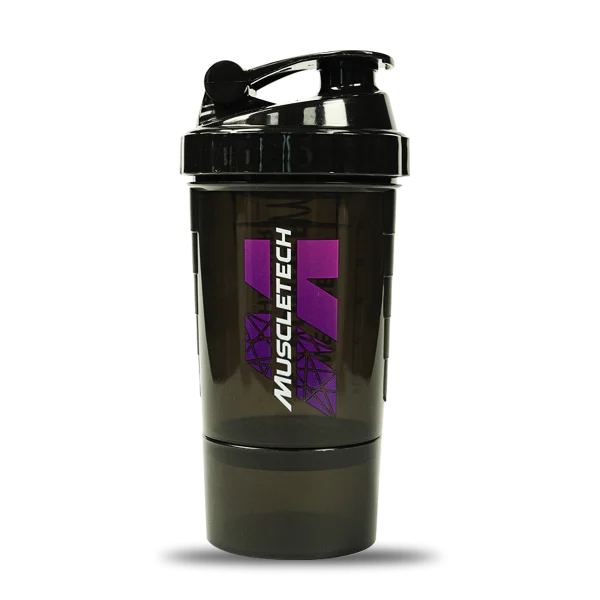 Muscletech Shaker (Negro/Purple) - 700ml