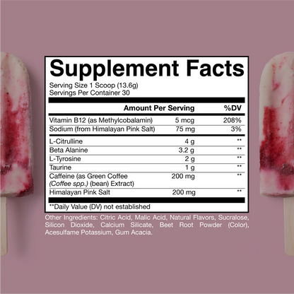 RAW Nutrition Pre-Entreno - 30 Serv. 300g